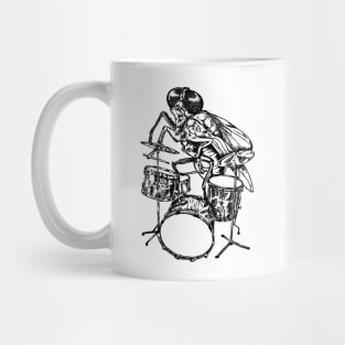 SEEMBO Fly Playing Drums Drummer Musician Drumming Fun Band Mug